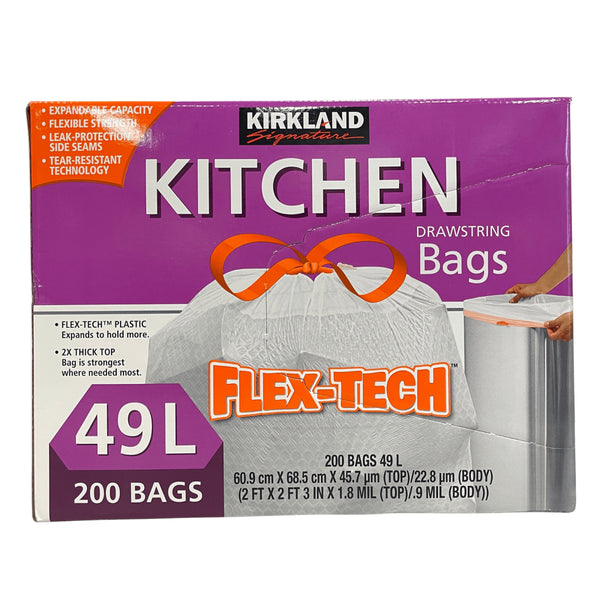 KIRKLAND ひも付き ゴミ袋 - ナショナルマート通販
